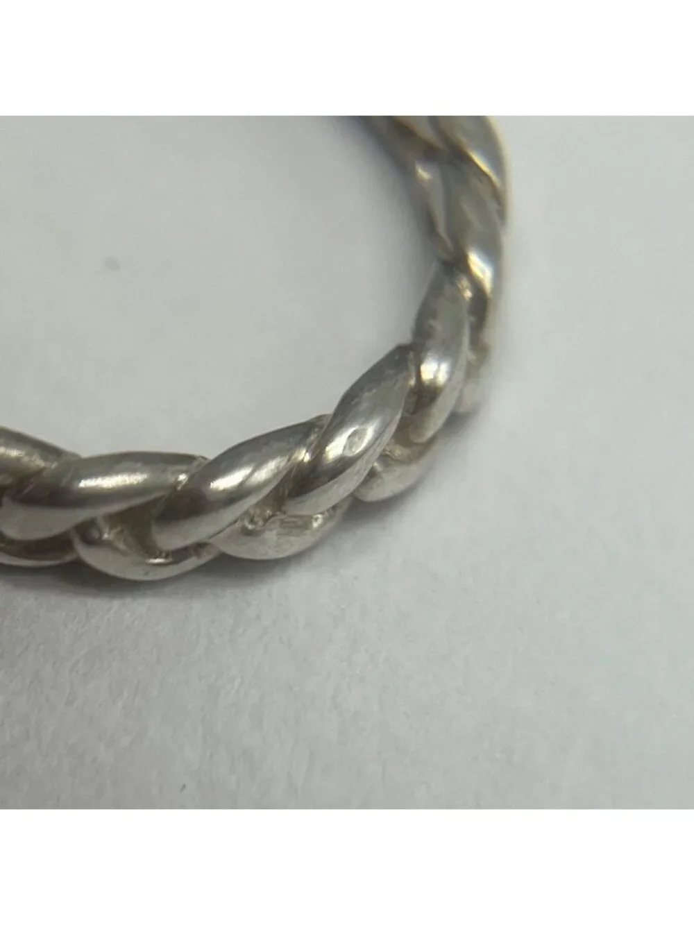 Tiffany & Co Braided Ring 925 Sterling Silver Vintage